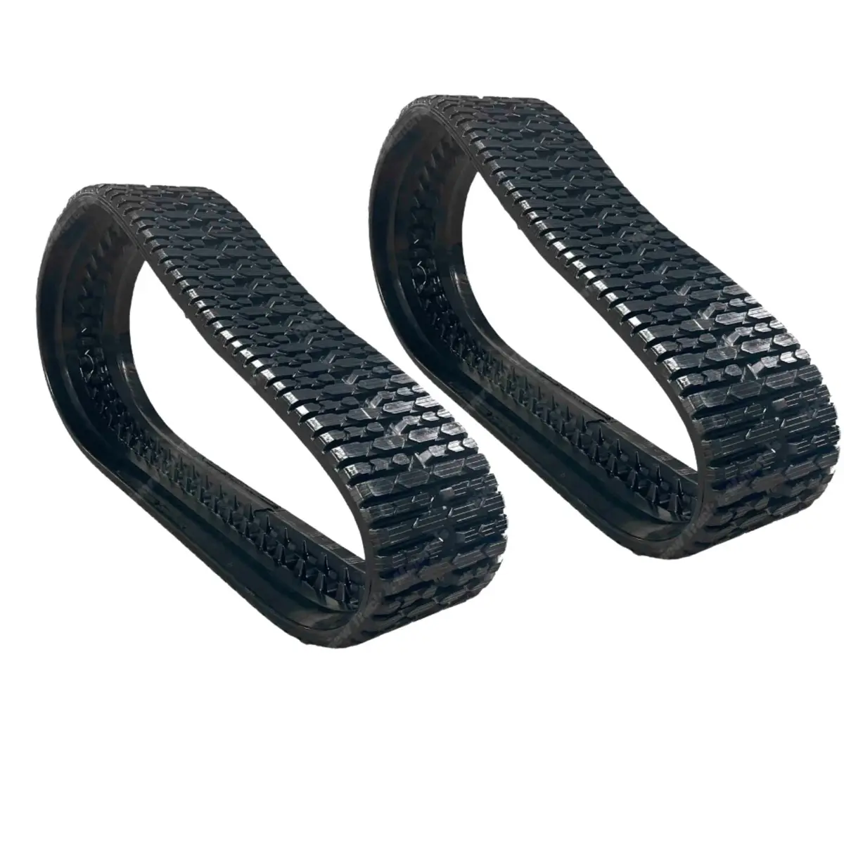 250X72x39  Rubber Tracks (Set Of 2)  Multi-Bar Tread For Bobcat Mt55 1
