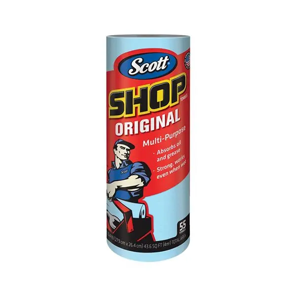Towel / Roll Scott Shop Towels Blue Kimberly-Clark- Papel Toalla Multiusos Scott
Precios Incluyen I.S.V. 1
