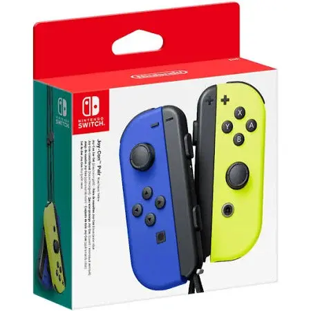 Nintendo Switch Joy-Con Neon Blue & Yellow Controller Pair 1