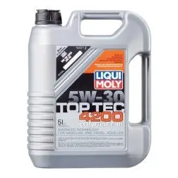 Liqui Moly Top Tec 4200 5W30 Motor Oil - 5 L / Aceite Para Motor Liqui Moly Sae 5W30 Top Tec 4200 5 Litros
Precios Incluyen I.S.V. 1