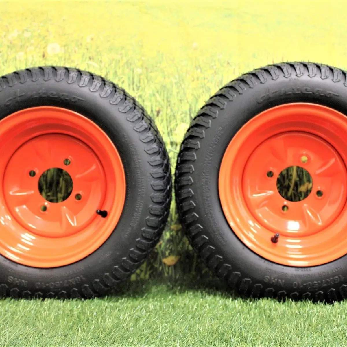 Kubota 18X7.50-10 Drive Wheel & Tire Assembly (Set Of 2) P/N K3001-17300 1