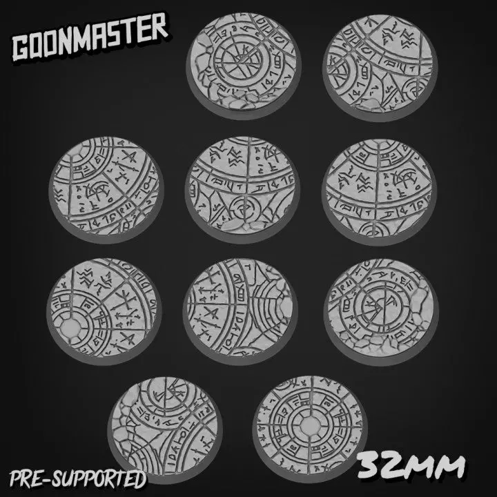 Occult Ritual Bases 32Mm (10) 1