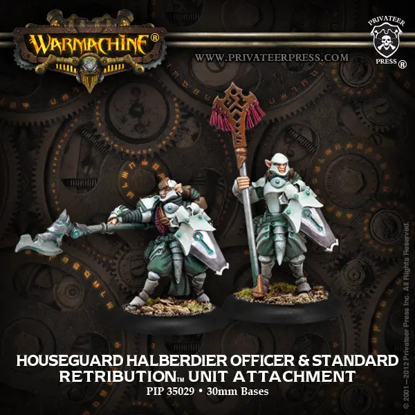 Houseguard Halberdiers Officer And Standard Unit Attachment 1