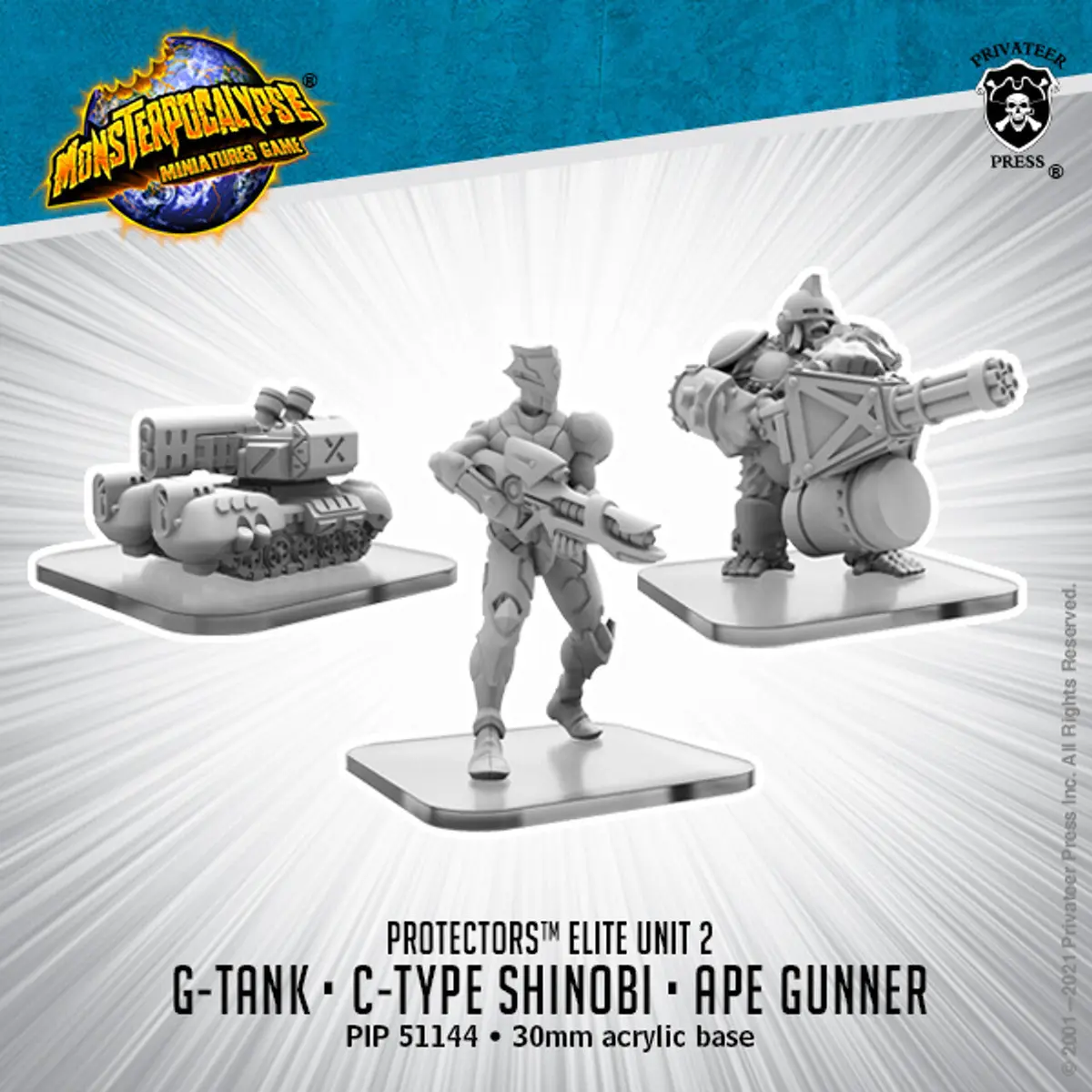 G-Tank, C-Type Shinobi, And Ape Gunner 1