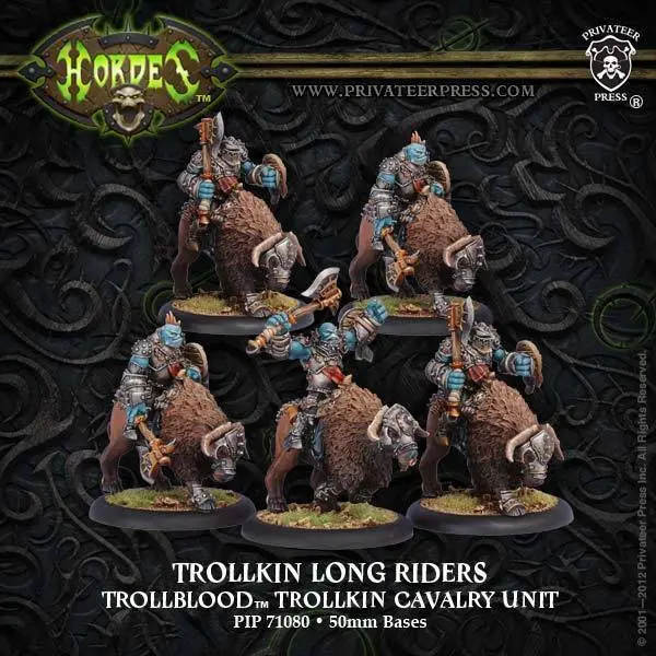 Trollkin Long Riders Cavalry Unit (Big Box) 1