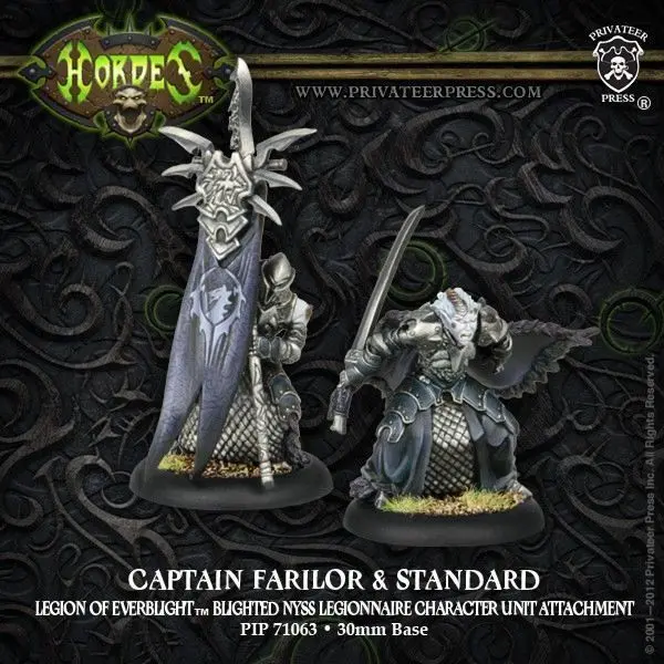 Captain Farilor & Standard Blighted Nyss Legionnaire Unit Attachment 1