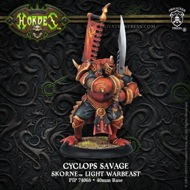 Cyclops Savage Light Warbeast (Oop) 1