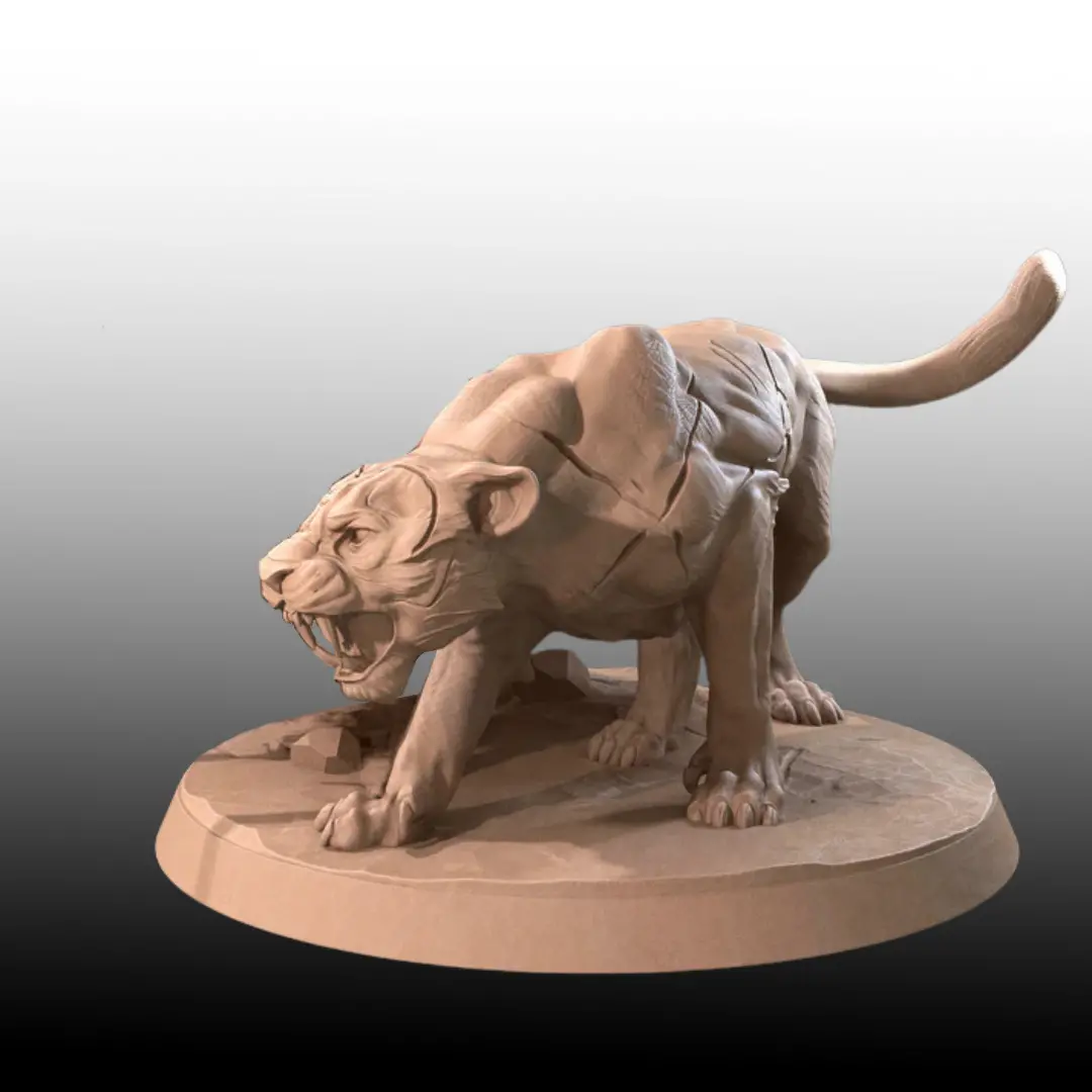 Jaguar D&D Miniature 1
