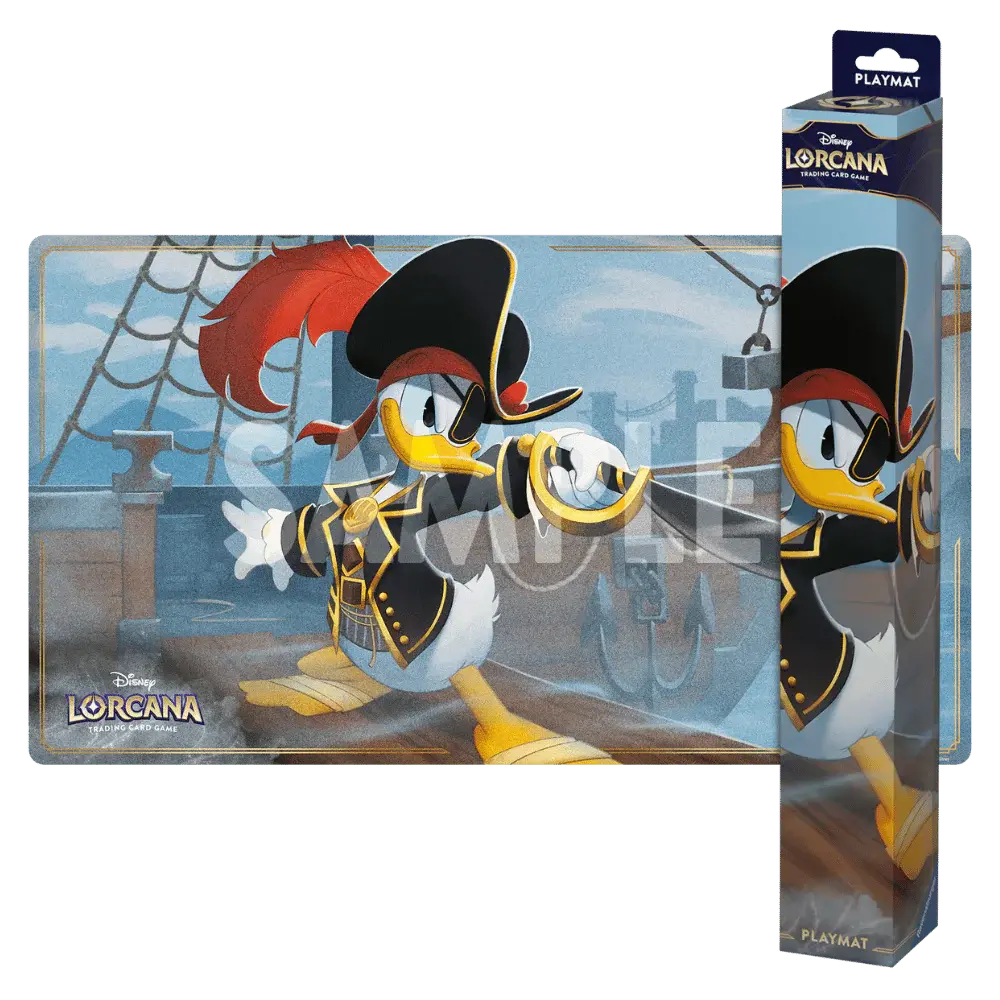 Lorcana Tcg: Azurite Sea Playmat Donald Duck 1