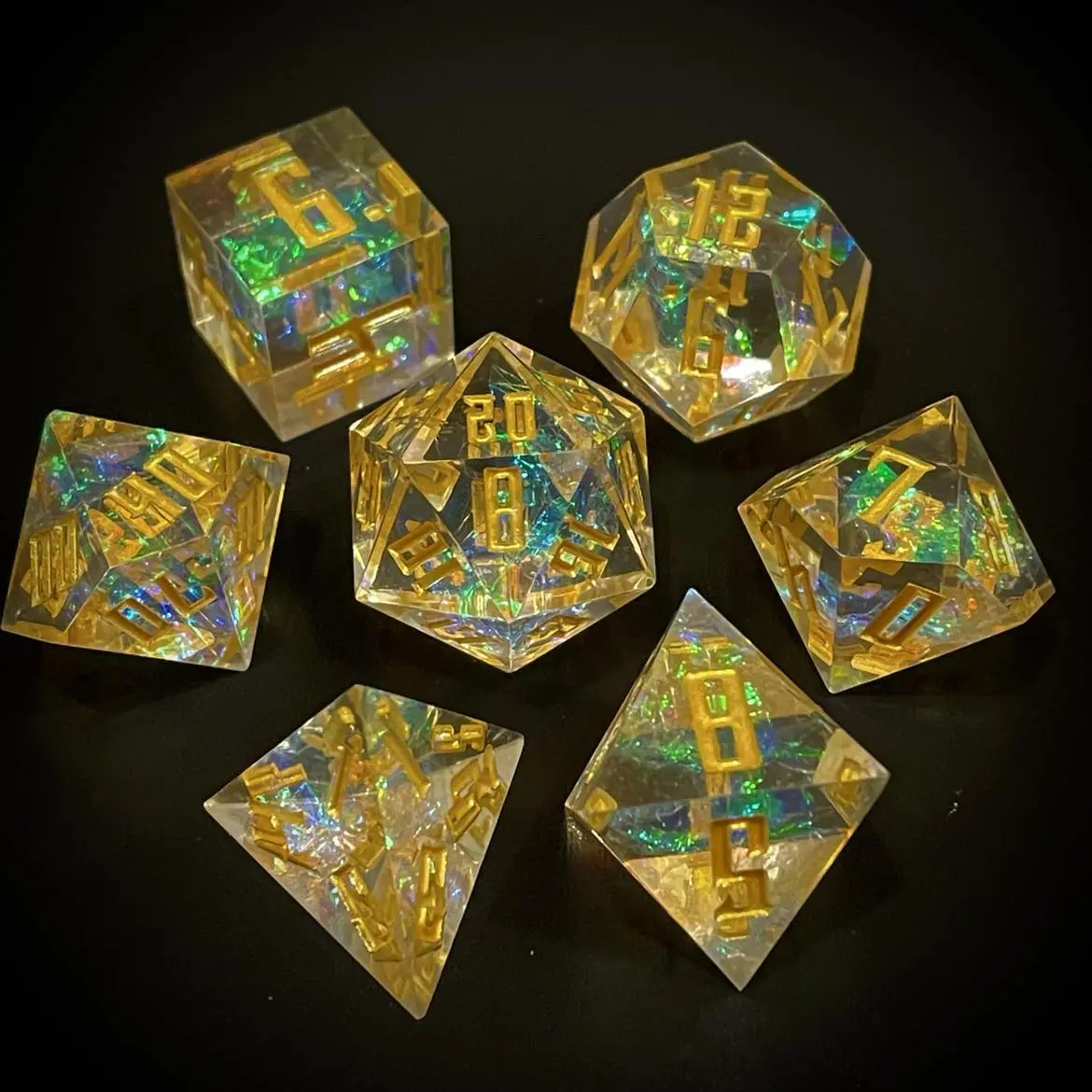 D&D Dice Set Sharp Edge - Angelic 1