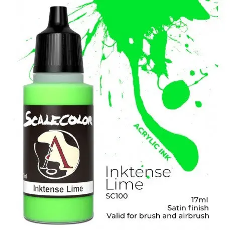Inktense Lime: Scalecolor 17Ml Acrylic Ink 1