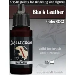 Black Leather: Scalecolor 17Ml Acrylic Paint 1