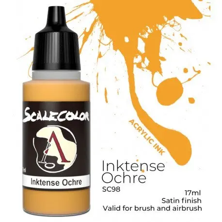 Inktense Ochre: Scalecolor 17Ml Acrylic Ink 1