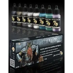 Metal'n Alchemy Steel Paint Set: Scalecolor 17Ml Acrylic 1