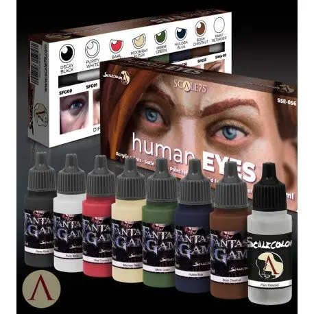 Human Eyes Paint Set: Scalecolor 17Ml Acrylic 1