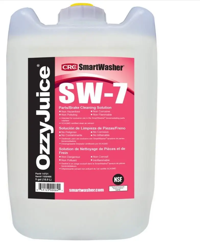 Limpiador De Frenos Crc Para Uso En Smart Washern 5 Gal- Crc Smartwasher® Ozzyjuice Sw-7 Parts/Brake Cleaning Solution - 5 Gal
Precios Incluyen I.S.V. 1