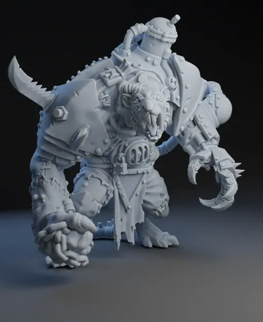 28Mm Techno Rat Golem 1