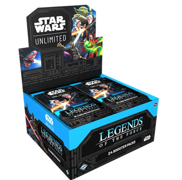 Star Wars Unlimited - Legends Of The Force Booster Display 1