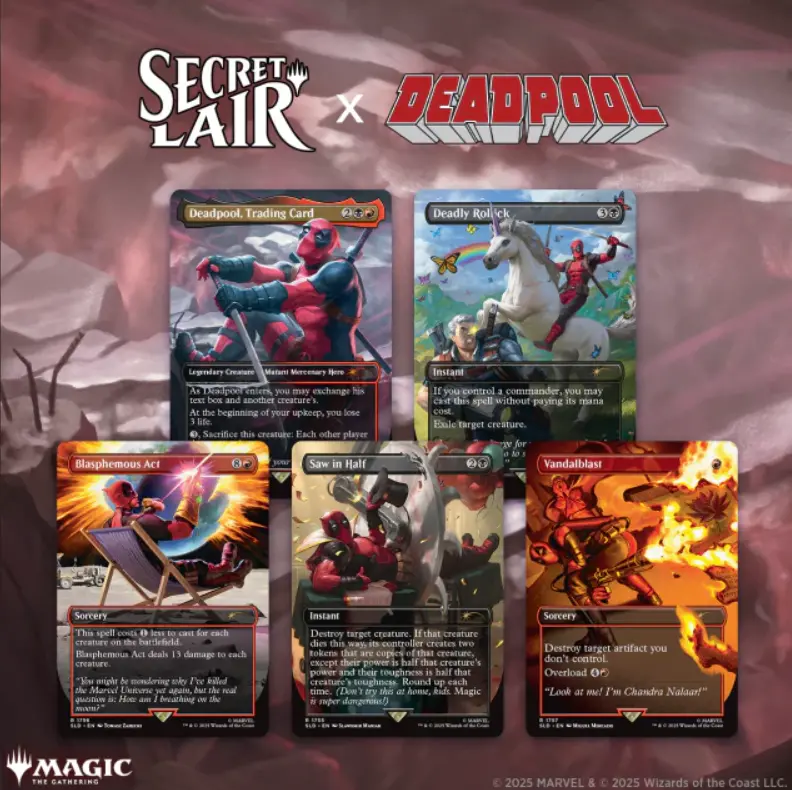 Mtg Secret Lair X Marvel's Deadpool (Non-Foil) (2025) 1