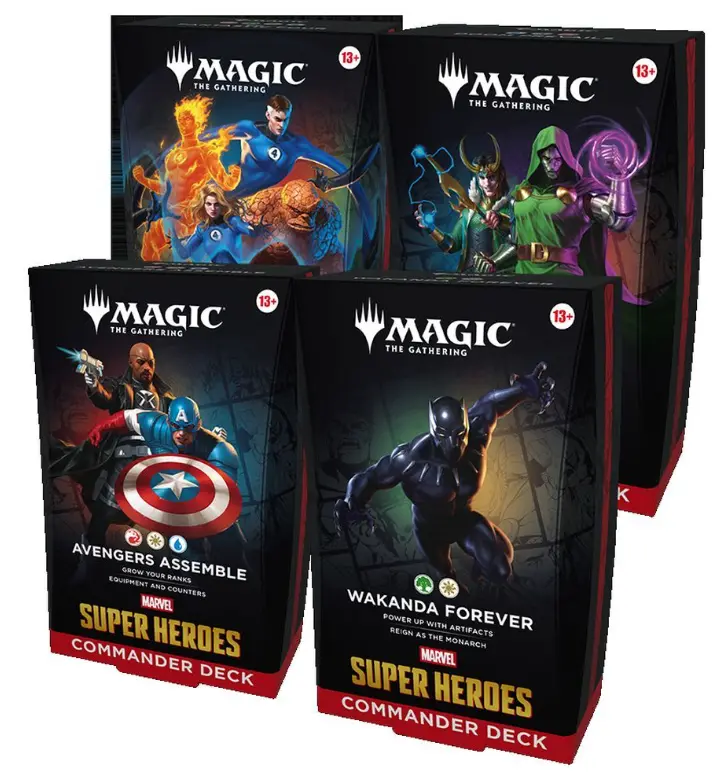 Magic Marvel Super Heroes - Commander Deck Display (Pre Order) 1