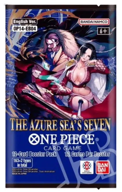 One Piece Card Game: Booster Pack – The Azure Sea's Seven [Op-14] 1