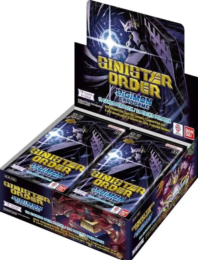 Digimon Card Game: Extra Booster Display – Sinister Order [Ex-10] 1