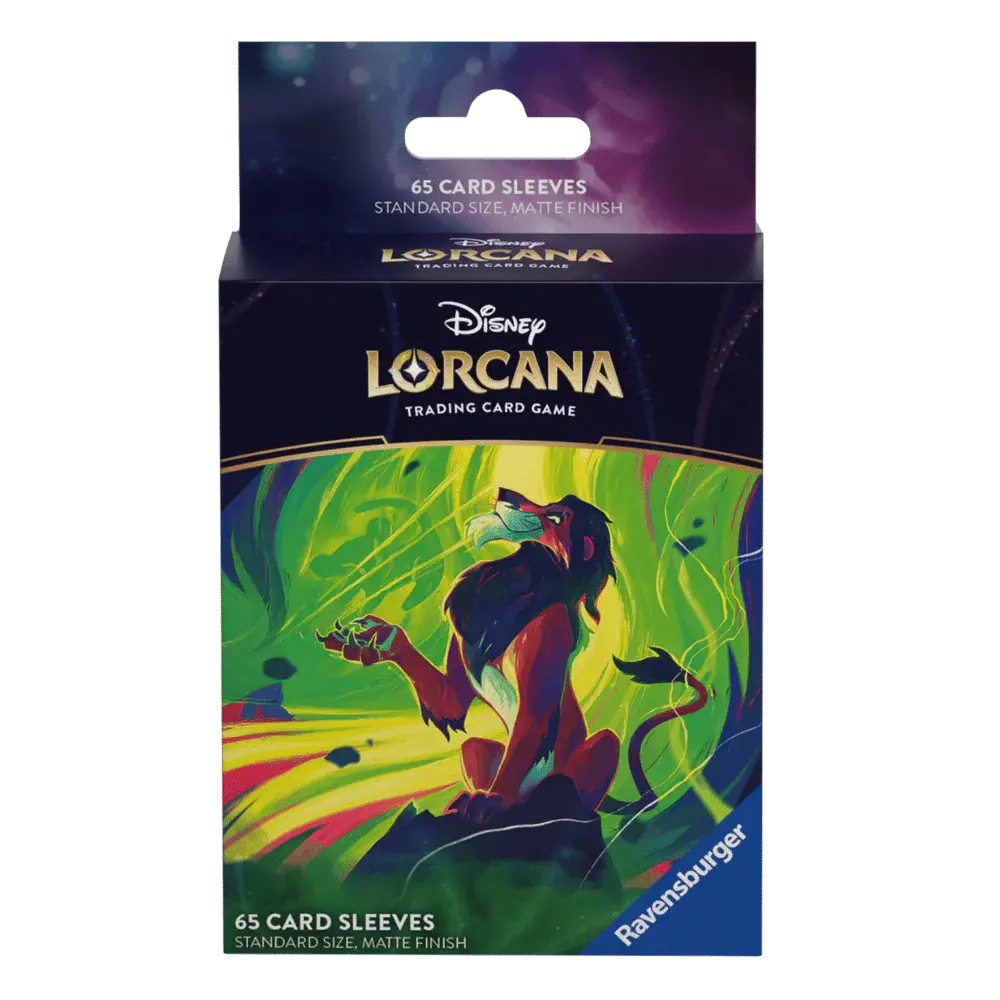 Lorcana Tcg: Azurite Sea Sleeves Scar - Vengeful Lion 1