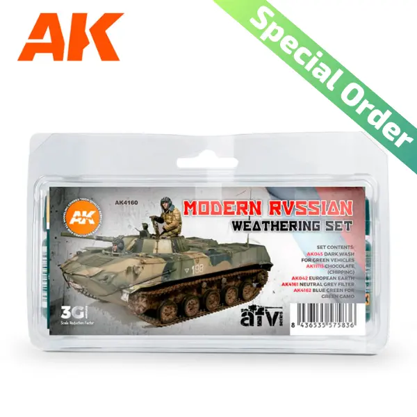 Ak-4160 Modern Russian Weathering Set 1