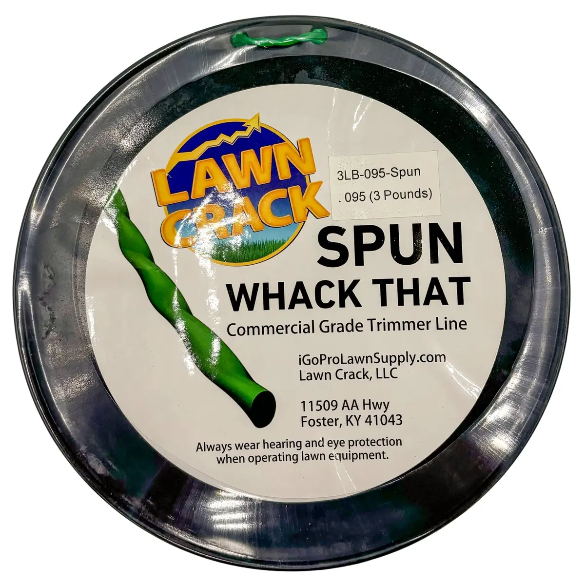 .095 Spun Trimmer Line 3 Pounds Commercial Grade Lawn Crack 1
