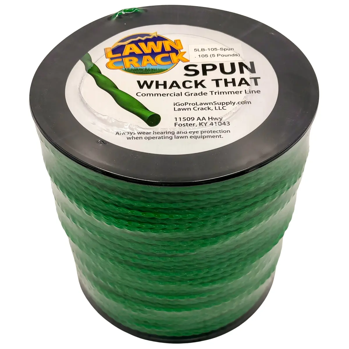 .105 Spun Trimmer Line 5 Pounds Commercial Grade Lawn Crack 1
