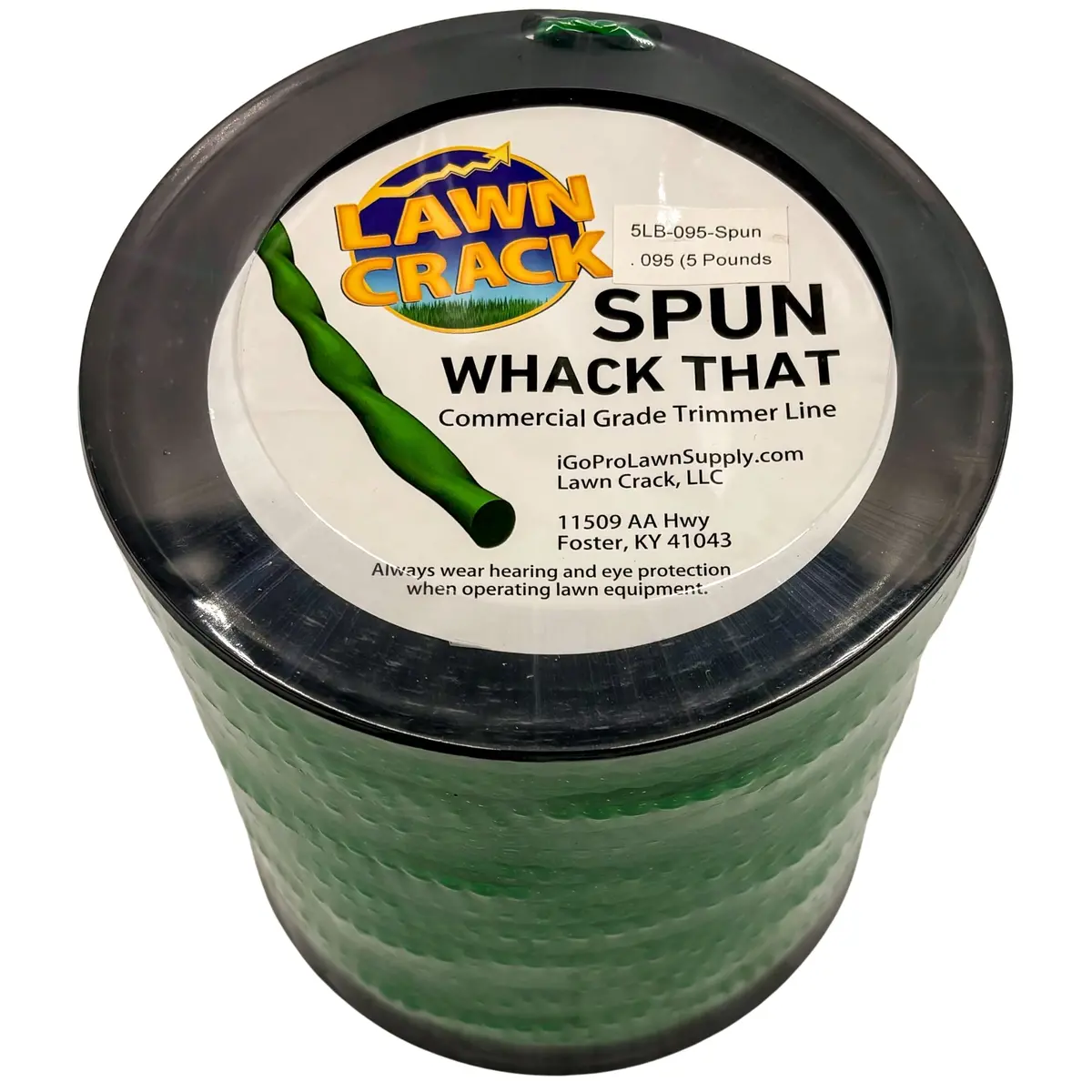 .095 Spun Trimmer Line 5 Pounds Commercial Grade Lawn Crack 1