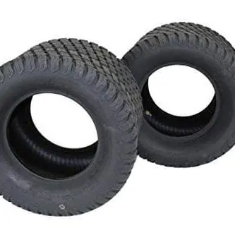 20X12.00-10 Lawn Mower Drive Tire Set Of 2 For Hustler & Commercial Mowers 1