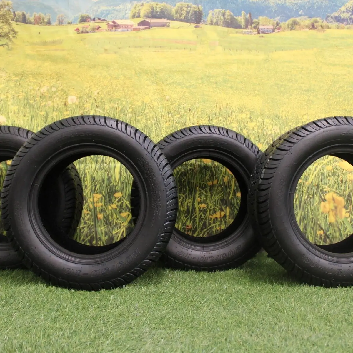 205/50-10  4-Ply (Set Of 4) Golf Cart Tires Dot Rated Atw-016 1