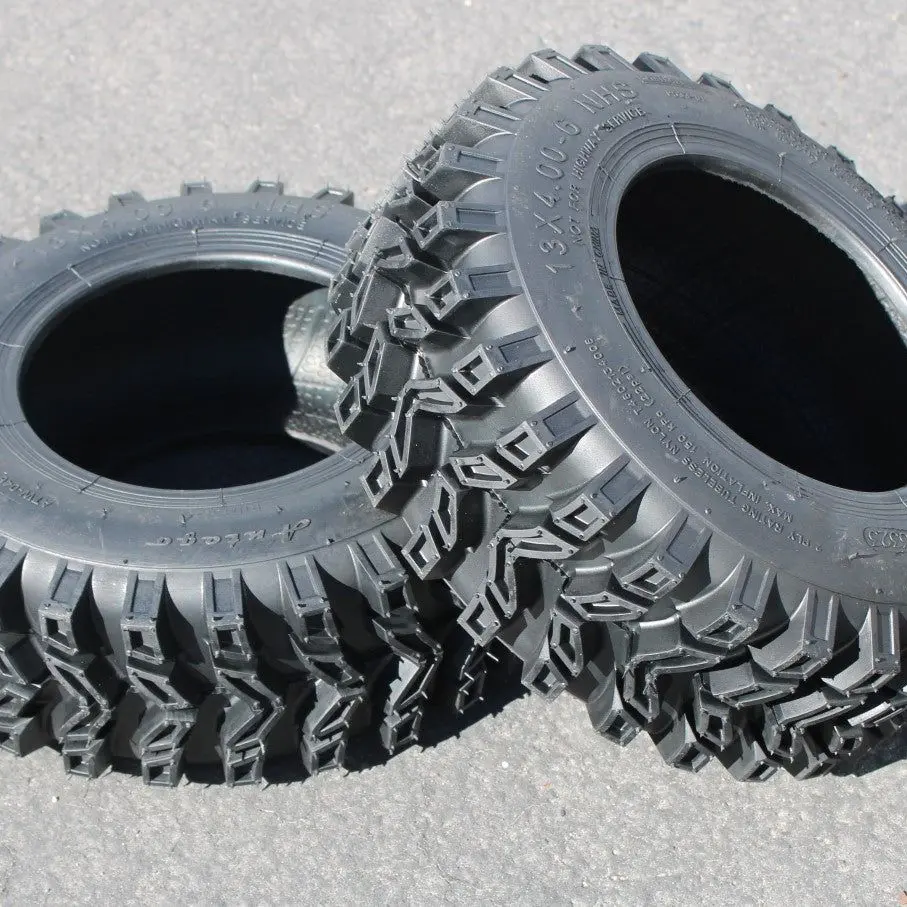 13X4.00-6 Atw-046 2-Ply Snow Tires Directional (Set Of 2) 1