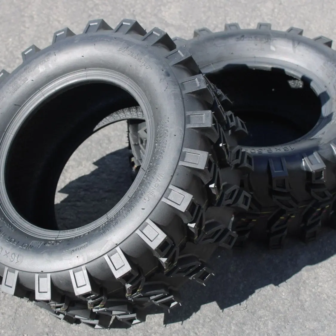16X6.50-8 Atw-046 6-Ply Snow Tires Directional (Set Of 2) 1