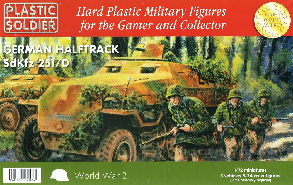 German Sdkfz 251 Ausf D Half Track - 1/72Nd 1