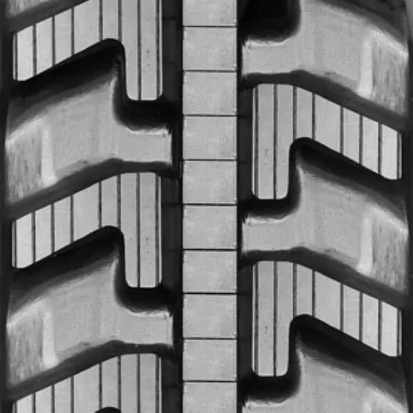 400X72.5X72  Rubber Tracks (Set Of 2)  T Tread Pattern (16") 1
