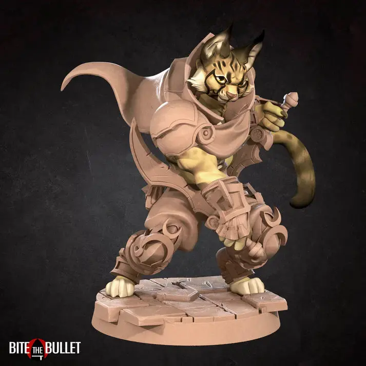 Tabaxi Rogue Male D&D Miniature 1