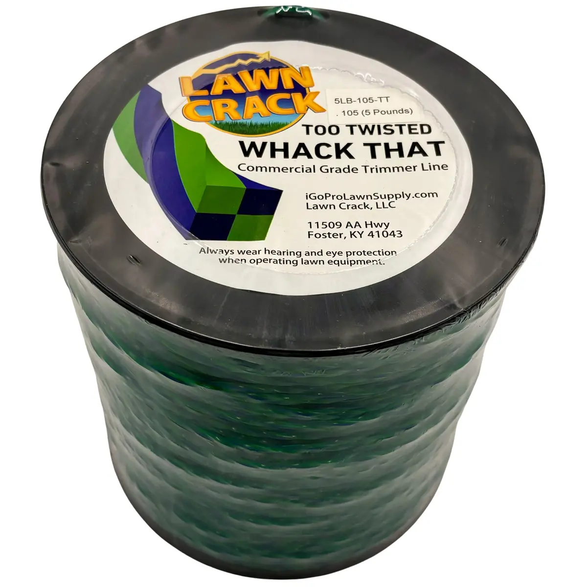 .105 Too Twisted Trimmer Line 5 Pounds Commercial Grade Lawn Crack 1