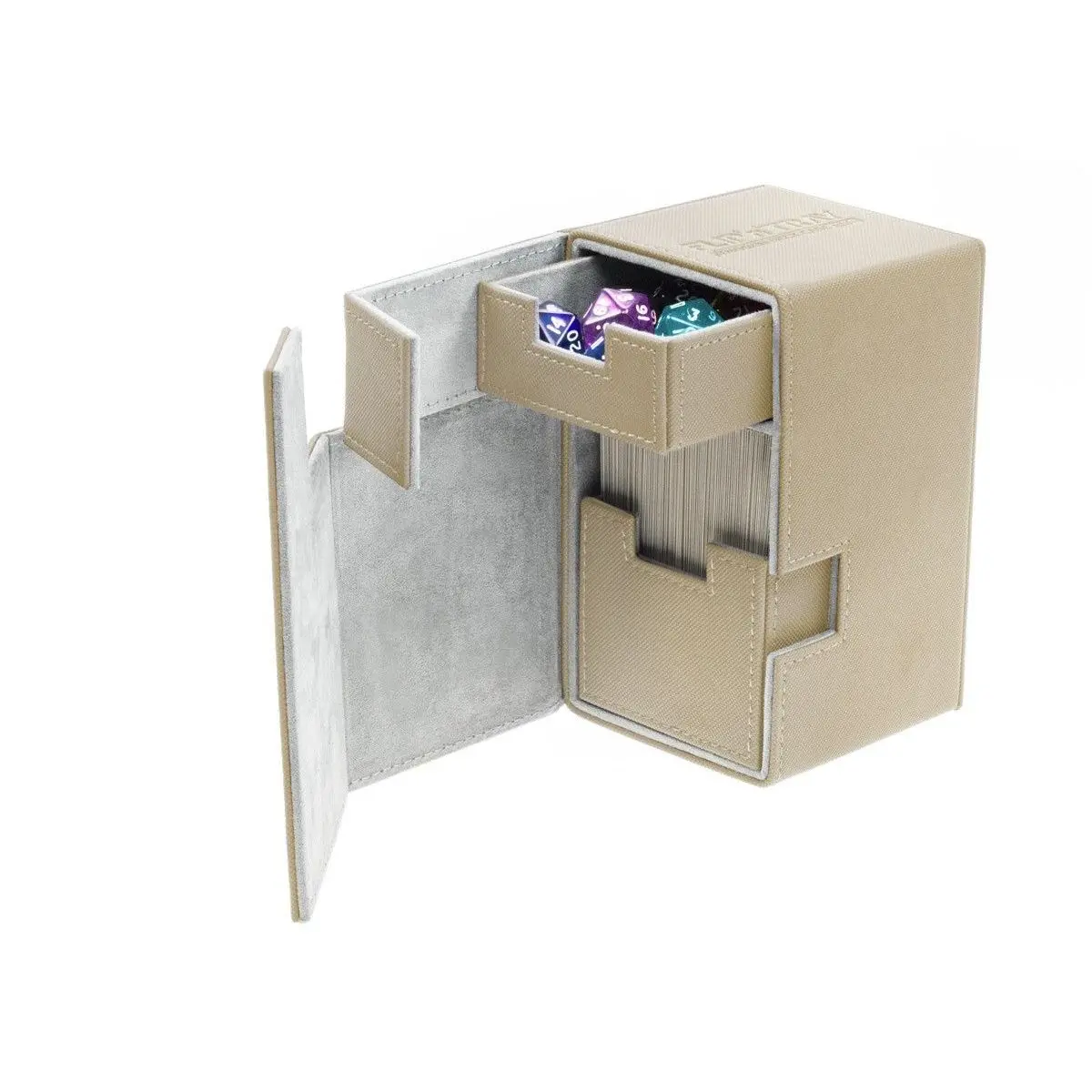 Ultimate Guard Flip N Tray Deck Case 100+ Standard Size Xenoskin Sand Deck Box 1