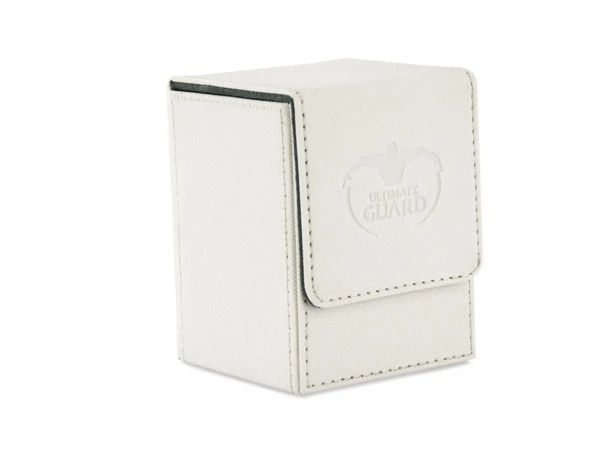 Ultimate Guard Flip Deck Case 100+ Standard Size Xenoskin White Deck Box 1
