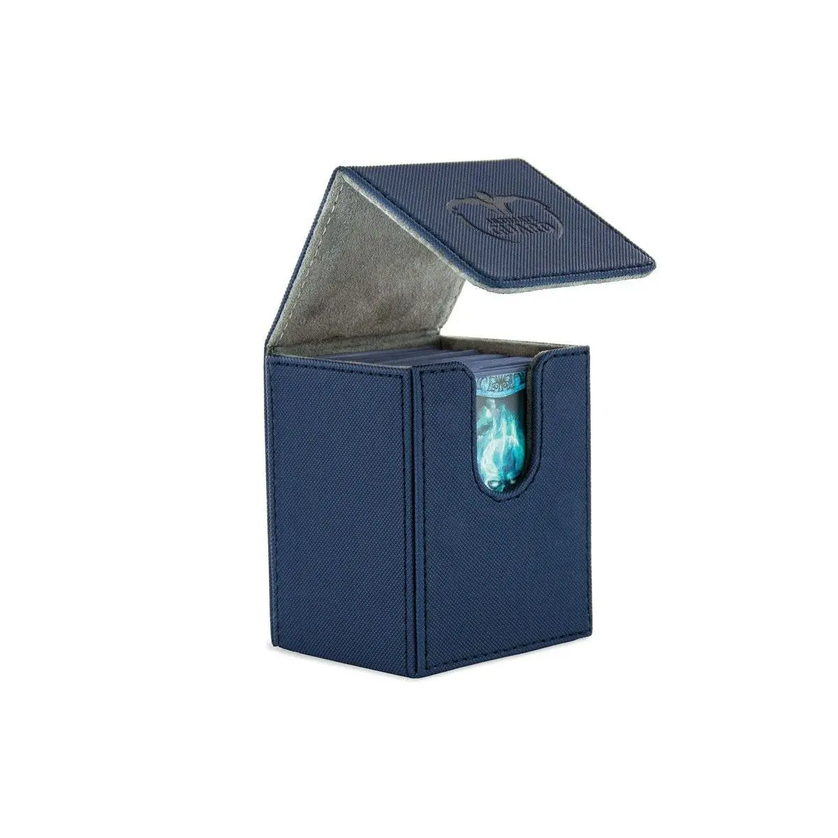 Ultimate Guard Flip Deck Case 100+ Standard Size Xenoskin Blue Deck Box 1