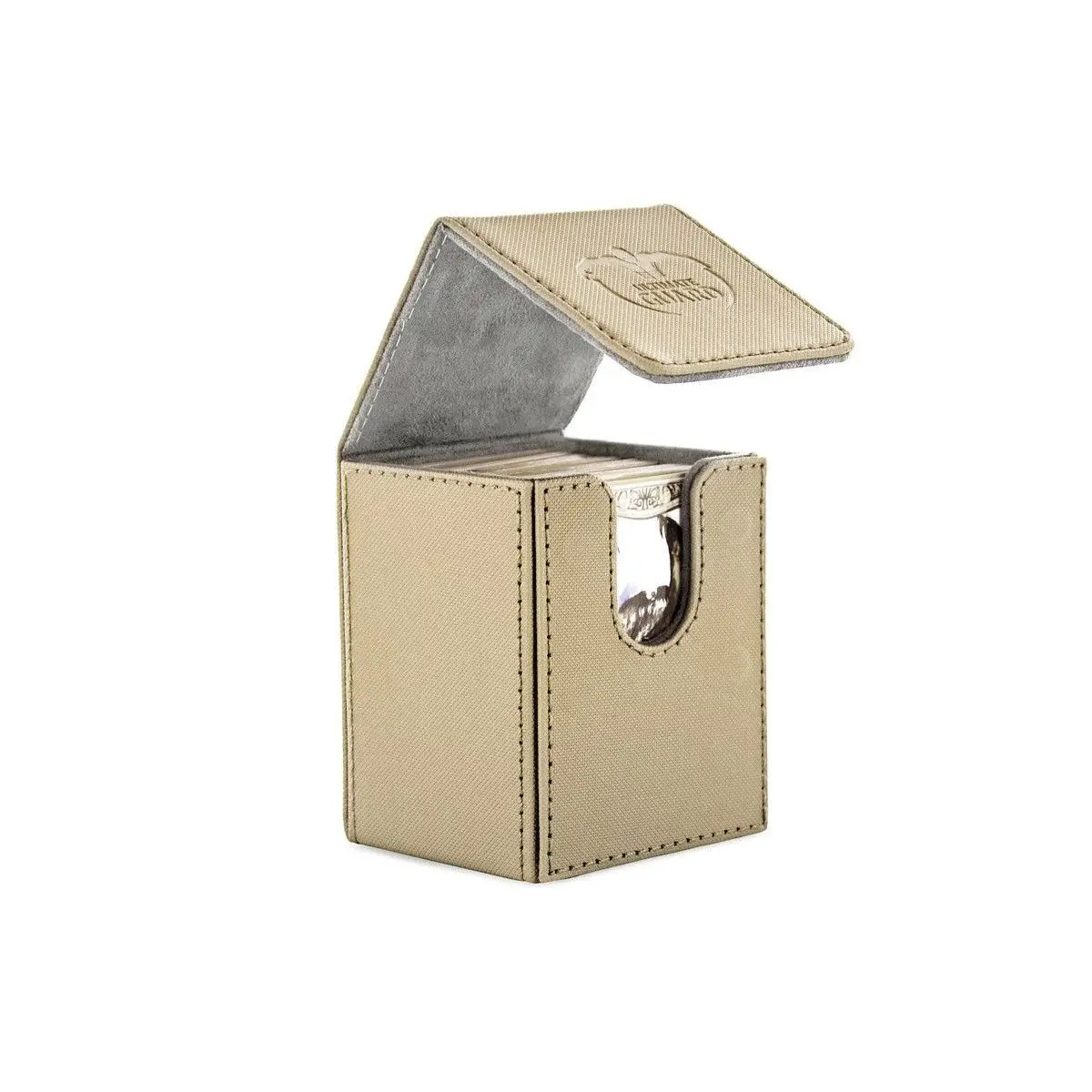 Ultimate Guard Flip Deck Case 100+ Standard Size Xenoskin Sand Deck Box 1