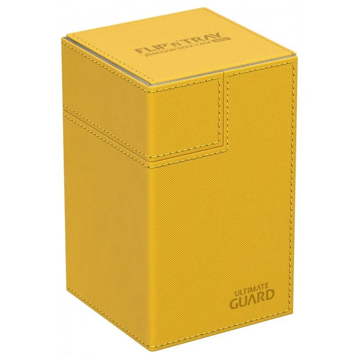 Ultimate Guard Flip N Tray Deck Case 100+ Standard Size Xenoskin Amber  Deck Box 1