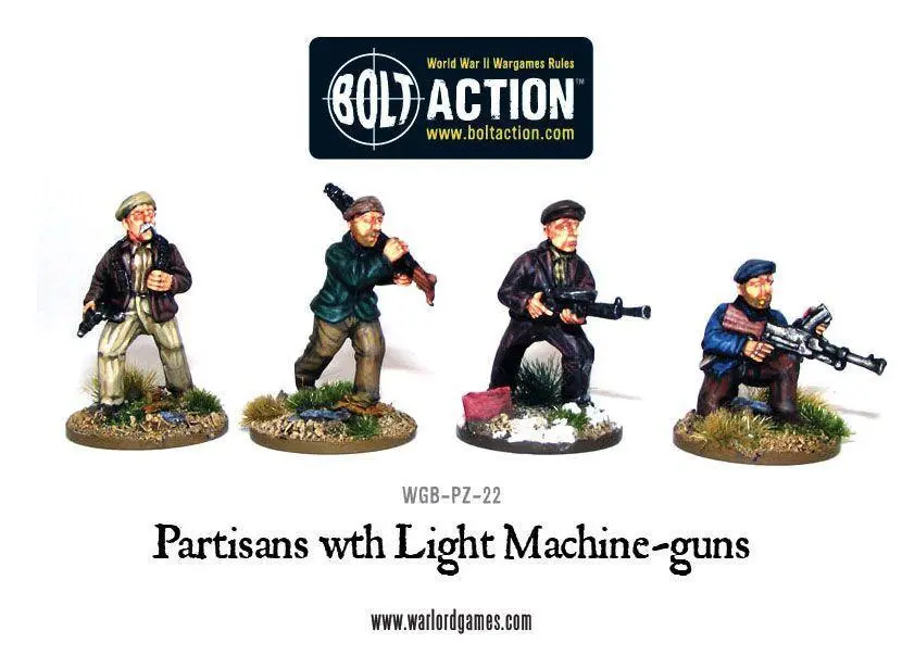 Partisans With Light Machine Guns (Blister) 1