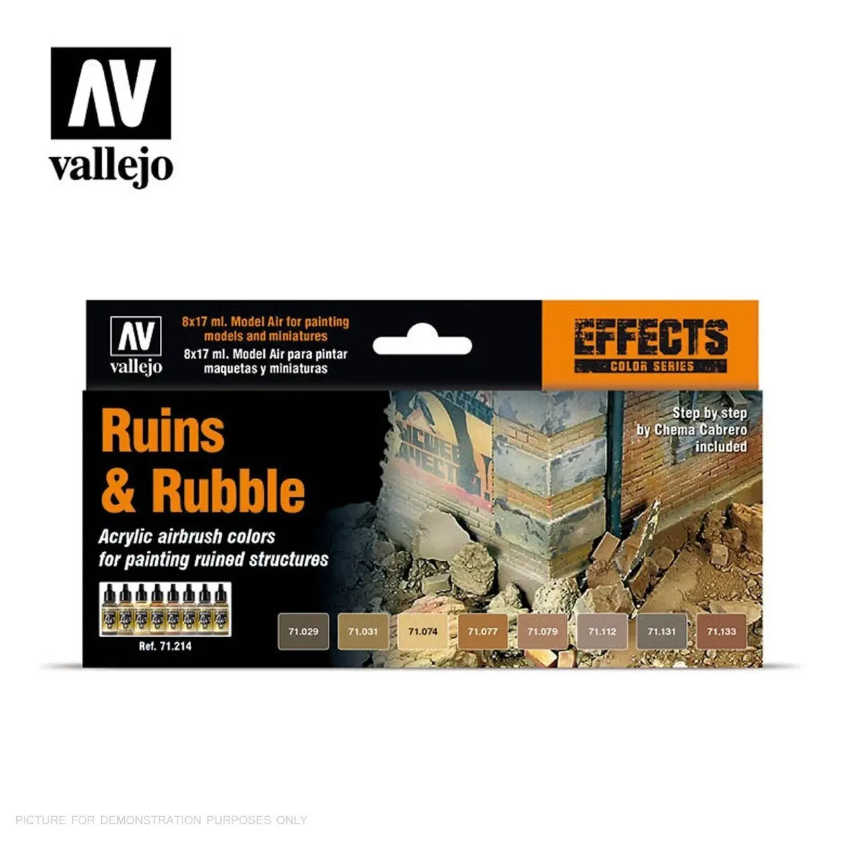 Ruins & Rubble 8 Colour Acrylic Paint Set 1