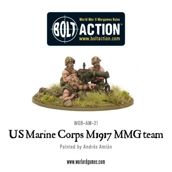 Usmc M1917 Mmg Team (Blister) 1