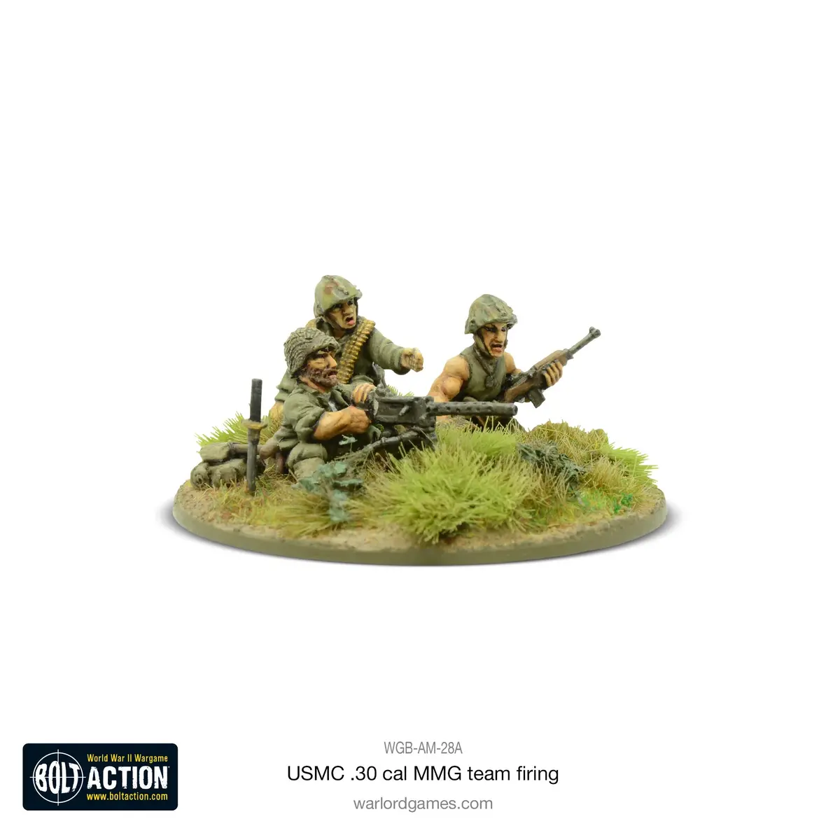Usmc 30 Cal Mmg Team Firing (Blister) 1