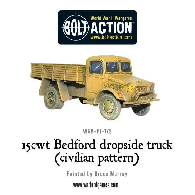 15Cwt Bedford Dropside Truck (Civilian Pattern) (Pack) 1