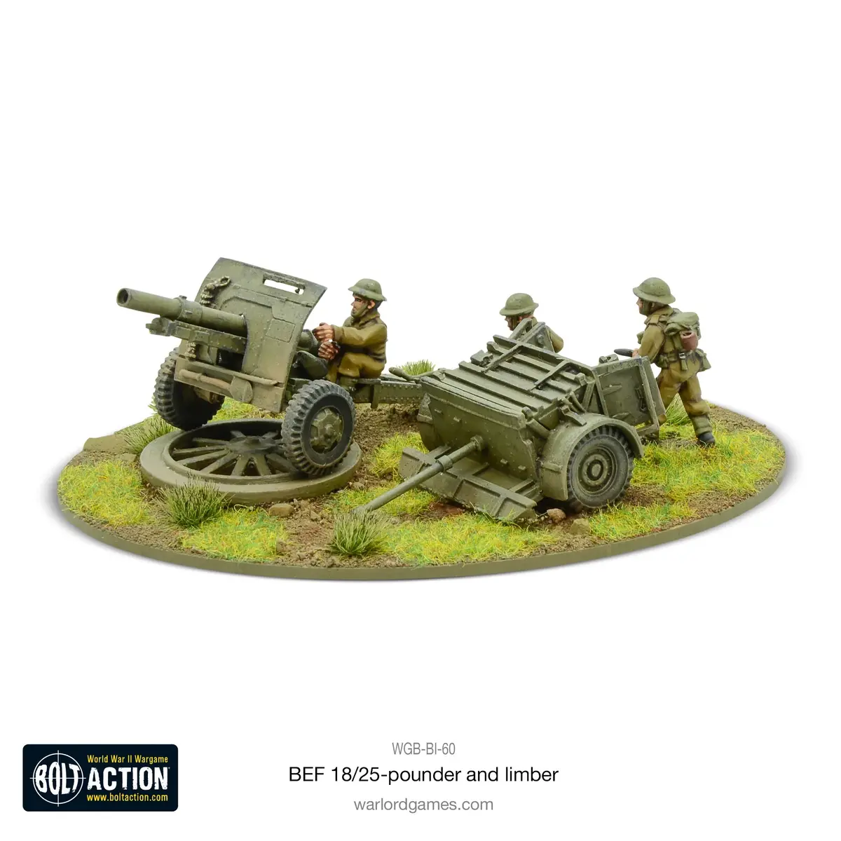 18/25Pdr Gun And Limber (Bef) (Blister) 1
